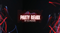 Party Music Remix YouTube Banner