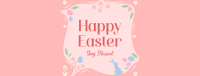 Blessed Easter Greeting Facebook Cover