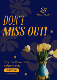 Shop Flower Sale Flyer