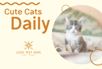 Pet Cat Pinterest Cover Image Preview