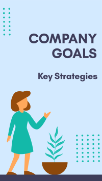 Startup Company Goals Instagram Story