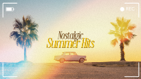 Nostalgic Summer Hits YouTube Banner