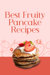 Strawberry Pancakes Pinterest Pin