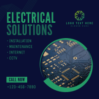 Professional Electrician Services Instagram Post Design