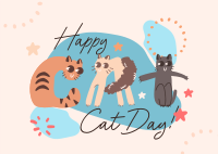 Happy Meow Day Postcard