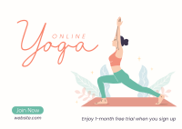 Yoga Class Postcard