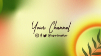 Gradient Nature YouTube Banner Design