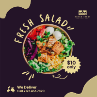 Fresh Salad Delivery Instagram Post Image Preview