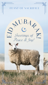 Eid Mubarak Sheep Facebook Story