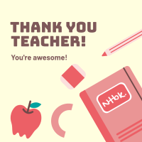 Teacher Appreciation Instagram Post