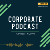 Corporate Podcast Instagram Post Design