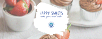 Happy Sweets Cafe Facebook Cover Design