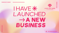 New Business Launch Gradient Facebook Event Cover