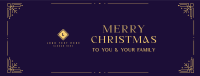 Elegant Christmas Facebook Cover Design