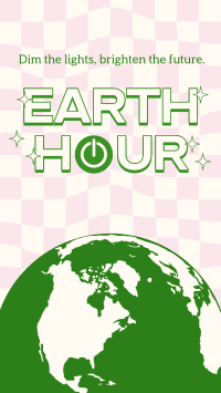 Earth Hour Retro Facebook Story