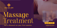 Body Massage Twitter Post example 3