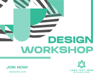 Modern Abstract Design Workshop Facebook Post