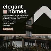 Elegant Homes Linkedin Post