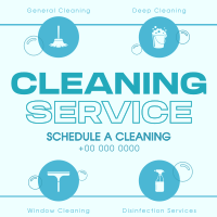 Minimalist Cleaning Services Instagram Post Image Preview