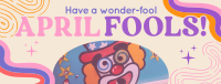 Groovy April Fools Greeting Facebook Cover