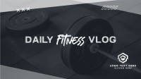 Fitness Gym YouTube Video Design