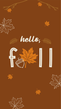 Hello Fall Greeting YouTube Short