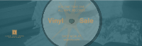 Vinyl Record Sale Twitter Header Image Preview