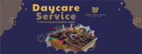 Cloudy Daycare Service Facebook Cover
