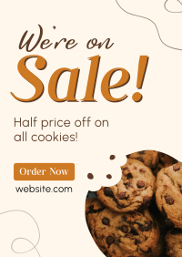 Cookie Dessert Sale Poster