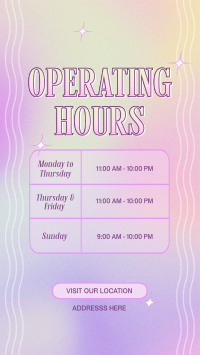 Y2K Operating Hours YouTube Short