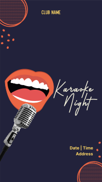 Karaoke Classics Night Instagram Story
