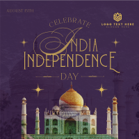 India Independence Taj Mahal Instagram Post