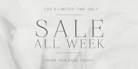 Minimalist Luxurious Sale Twitter Post