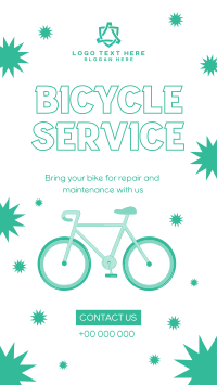 Plan Your Bike Service Facebook Story