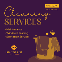 Bubbly Cleaning Instagram Post Design