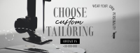 Choose Custom Tailoring Facebook Cover