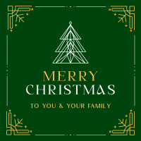 Elegant Christmas Instagram Post Design