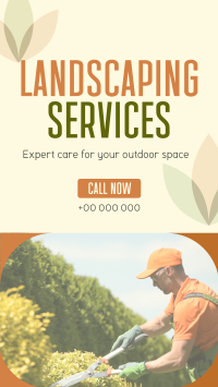 Professional Landscape Services Instagram Reel Image Preview