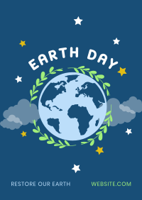 Restore Earth Day Poster