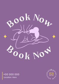 Massage Booking Poster