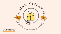 Spring Giveaway Facebook Event Cover