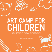 Art Camp for Kids Linkedin Post