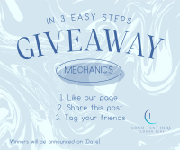 Easy Giveaway Mechanics Facebook Post