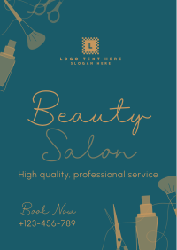 Salon Time Poster Design