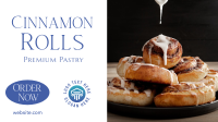 Cinnamon Rolls Elegant Facebook Event Cover