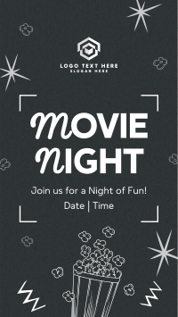 Quirky Movie Night TikTok Video