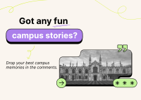 Student Campus Stories Postcard