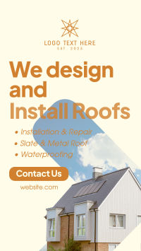 Install Roofing Needs Instagram Story