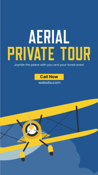 Aerial Private Tour Instagram Story