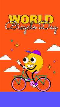 Celebrate Bicycle Day Instagram Story